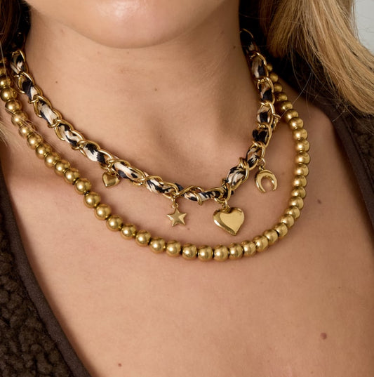 Luipaard bedel ketting