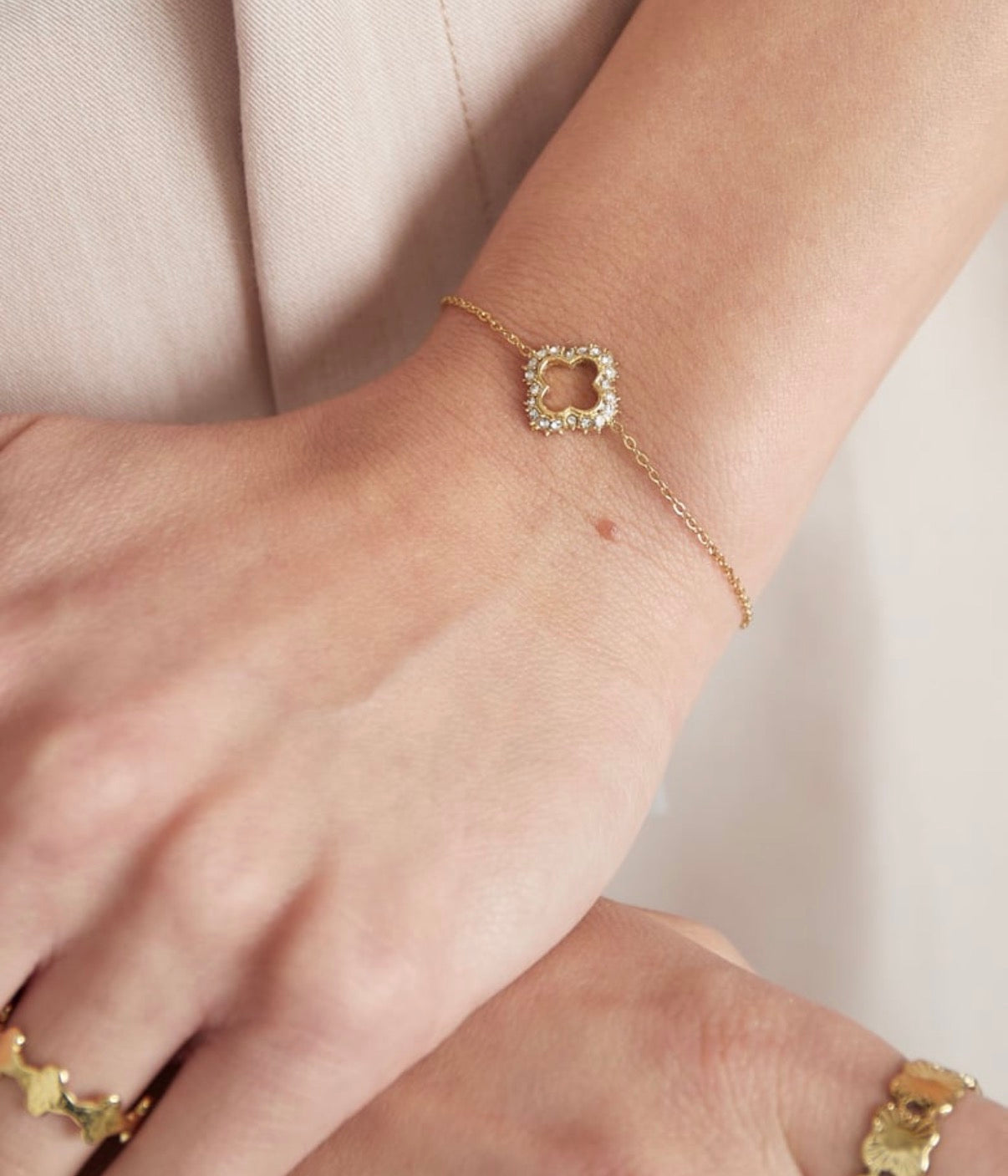 Lucky diamond armband