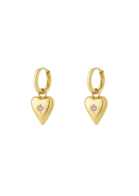 Birthstone oorbellen - Juni