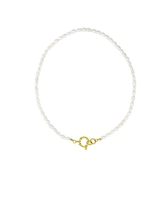 Parel ketting met slot design your own