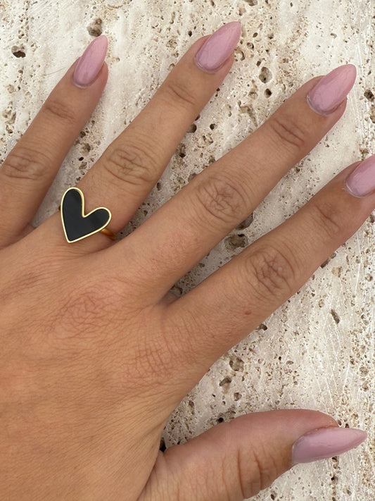 Love black ring