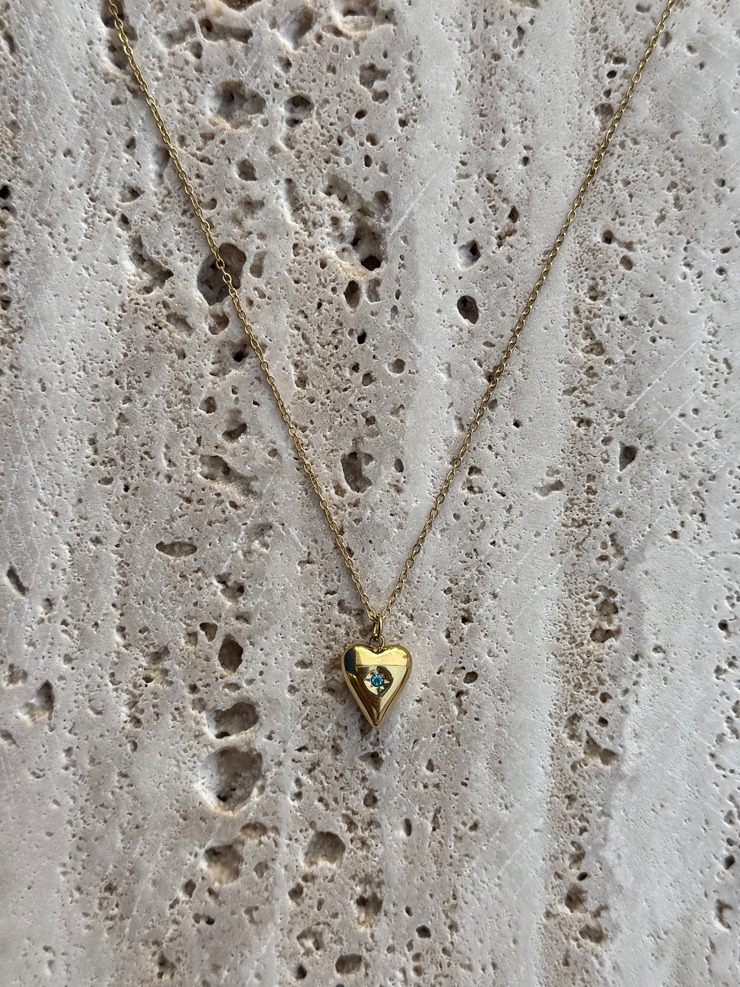 Birthstone ketting - December