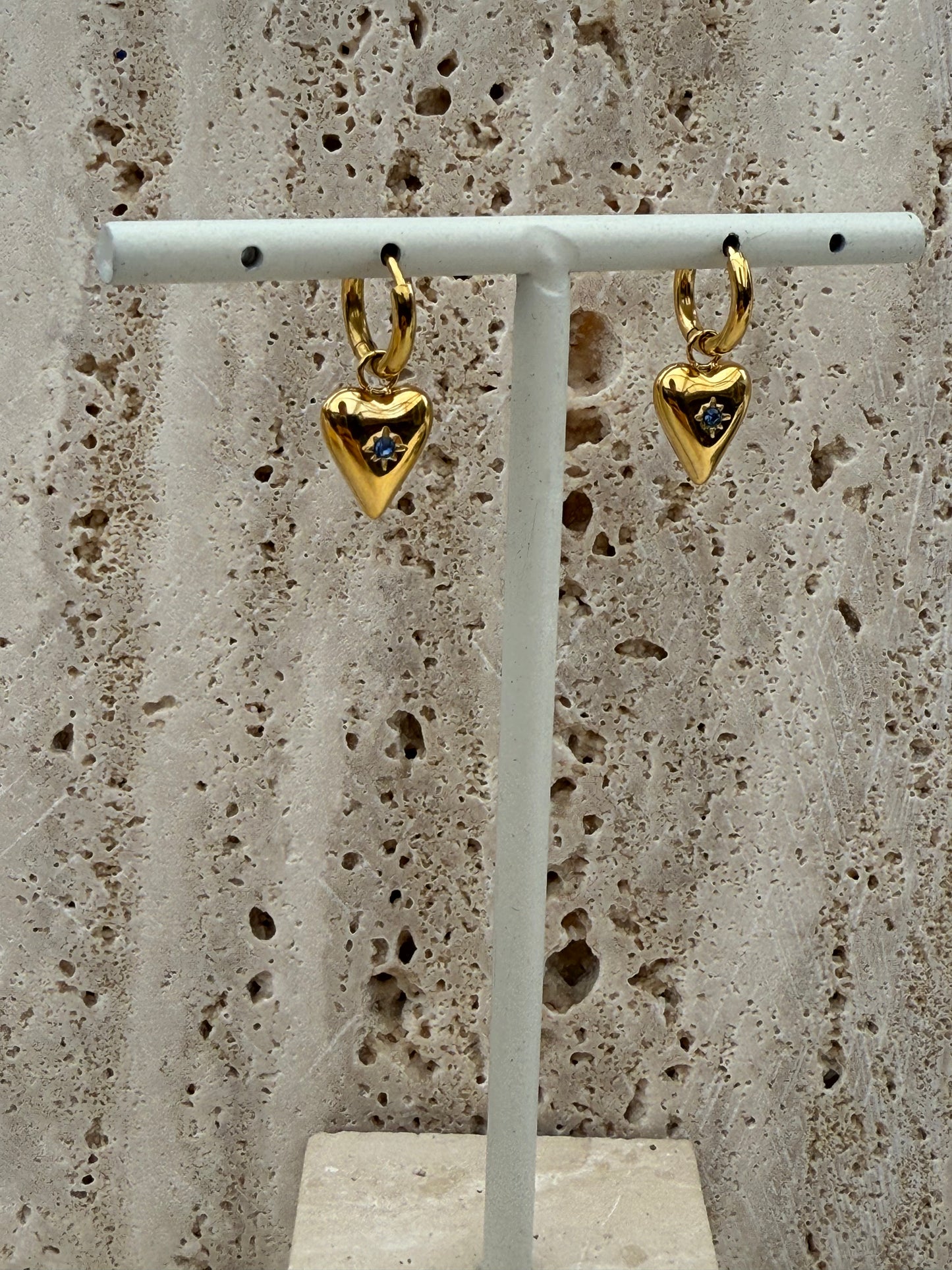 Birthstone oorbellen - Maart