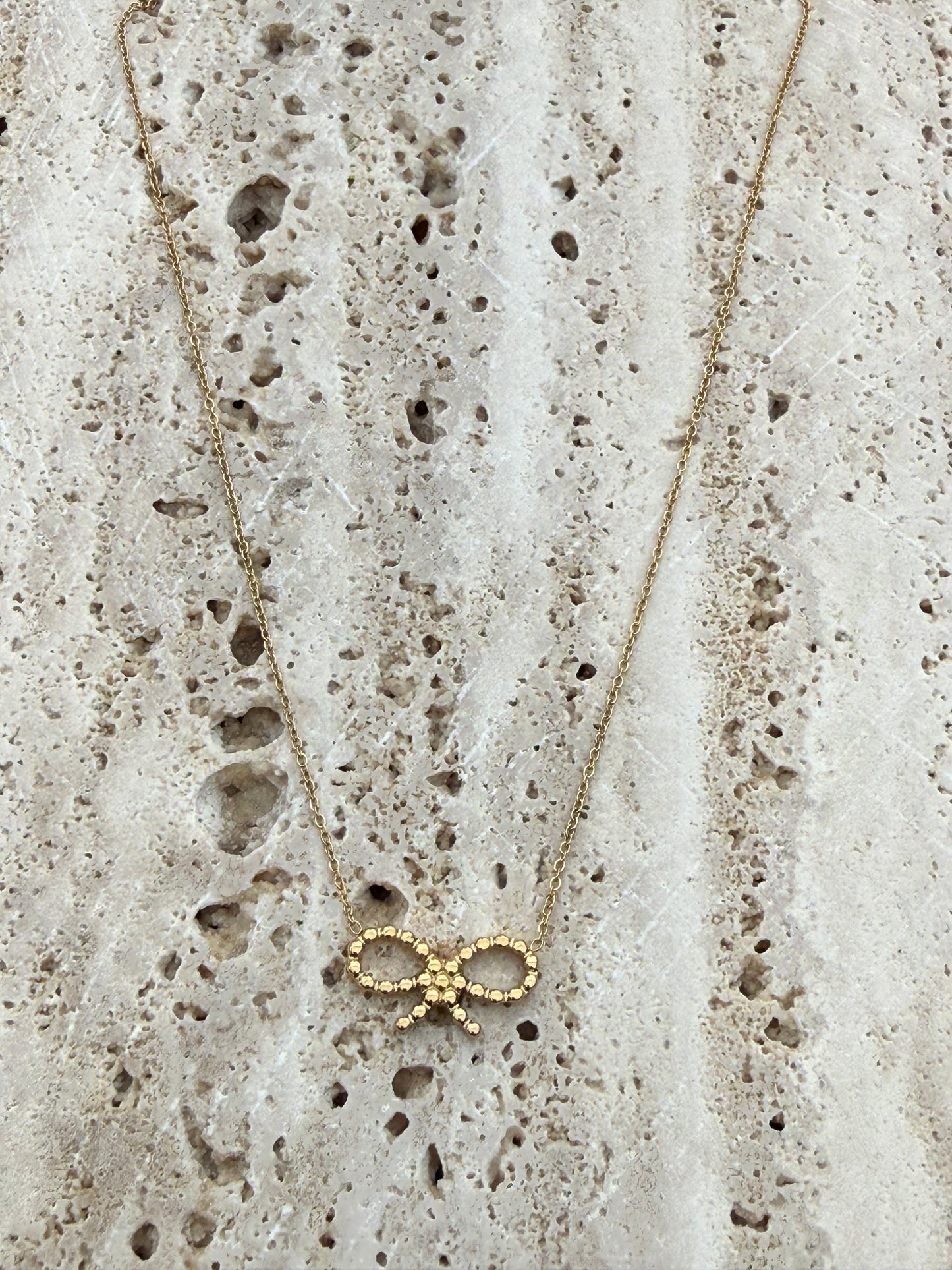 Basic ketting met strikje