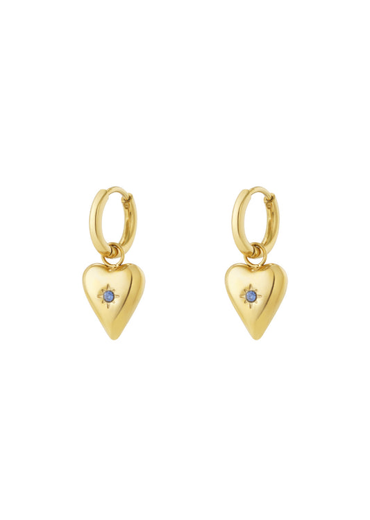 Birthstone oorbellen - Maart