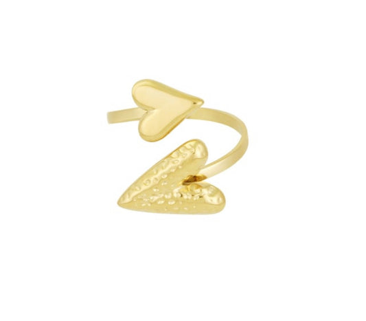 Dubbel love ring