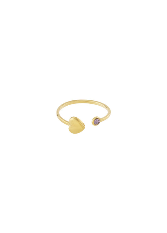 Birthstone ring - Februari