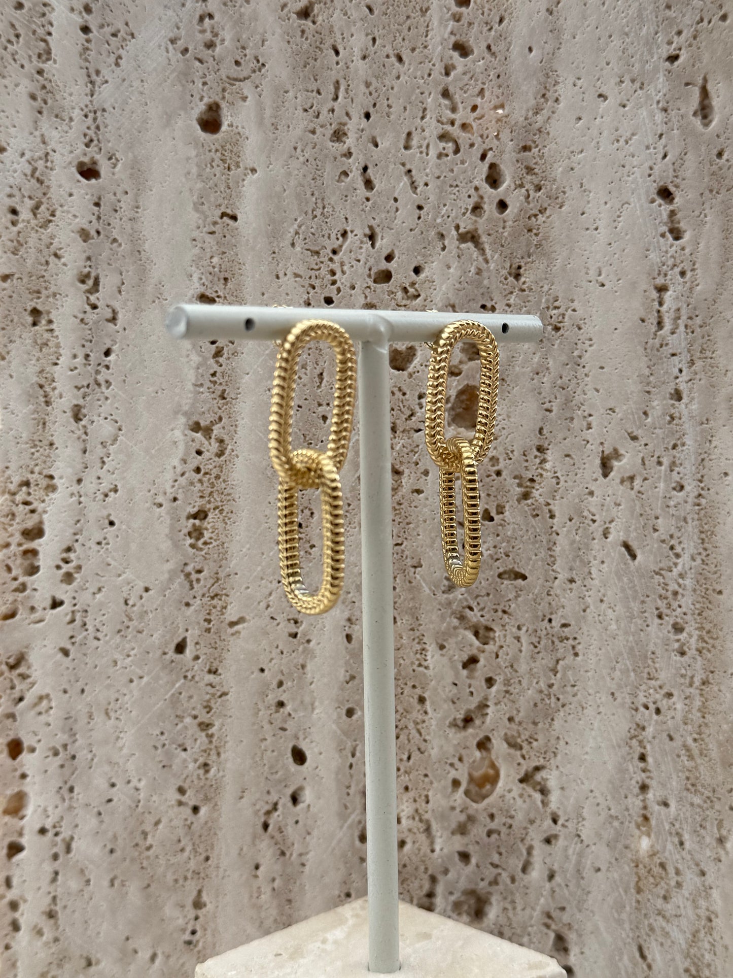 Elegante gouden oorbellen