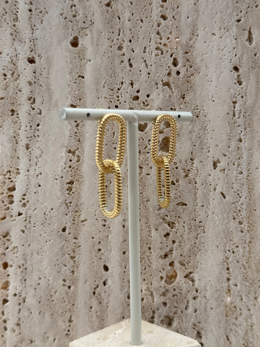 Elegante gouden oorbellen