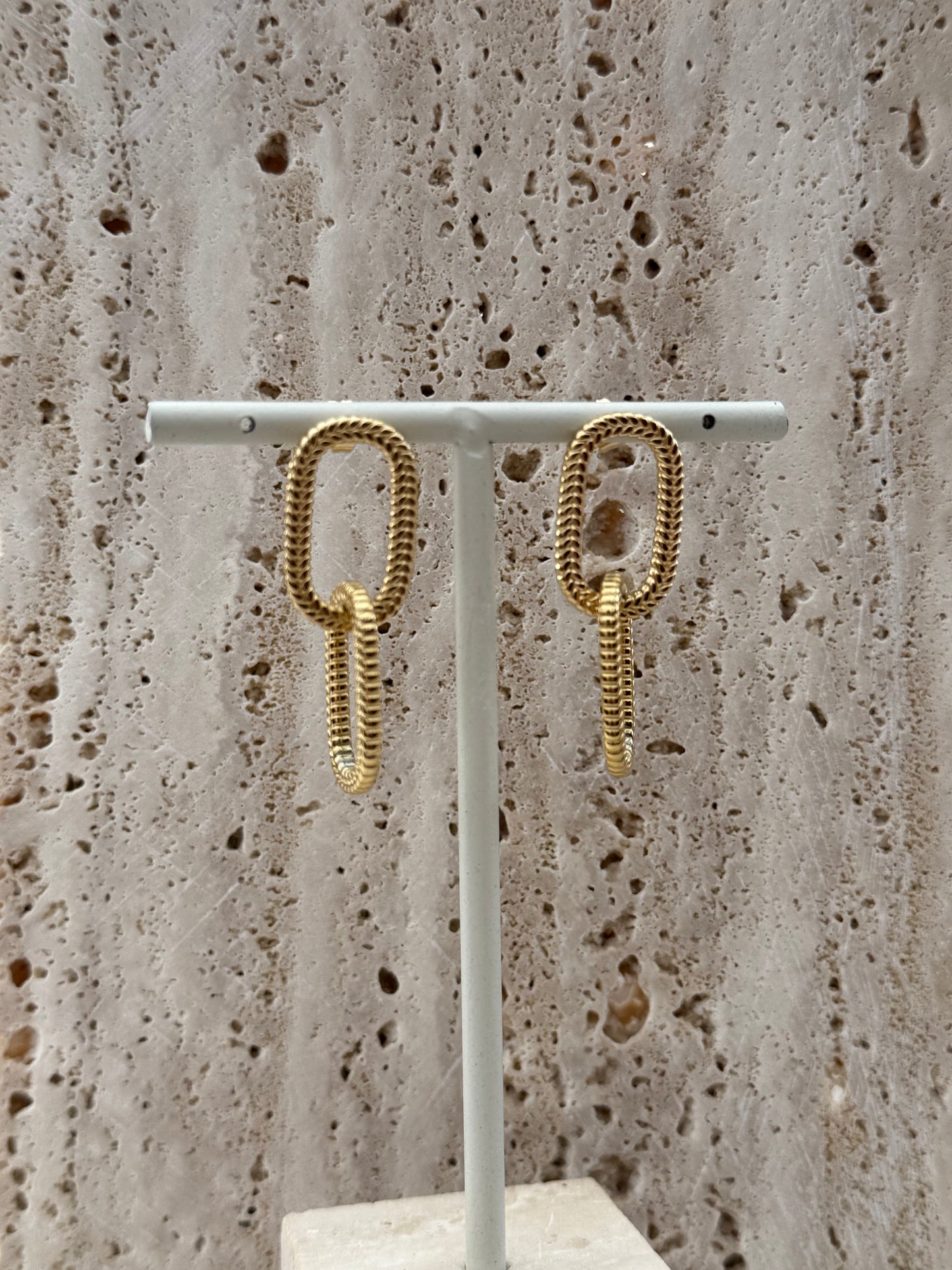 Elegante gouden oorbellen