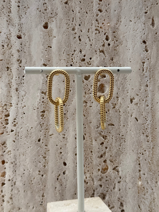 Elegante gouden oorbellen