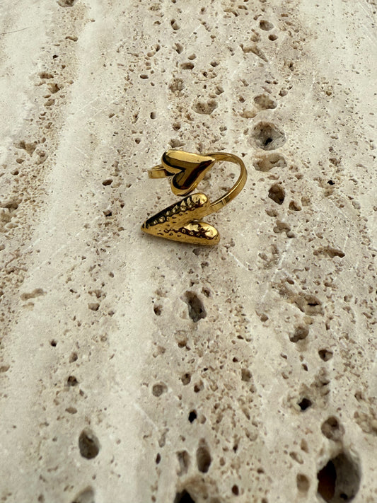 Dubbel love ring