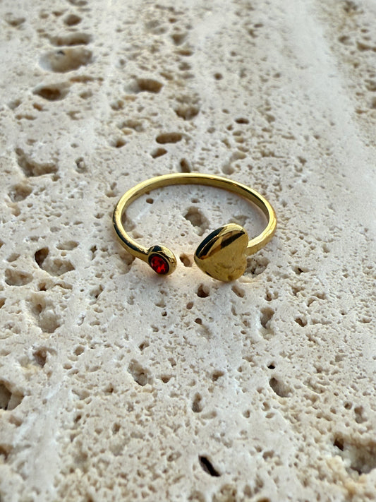 Birthstone ring - Januari