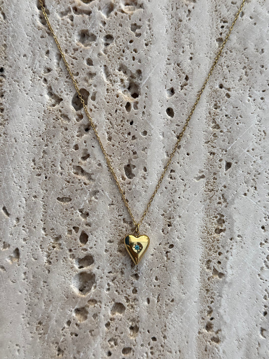 Birthstone ketting - December