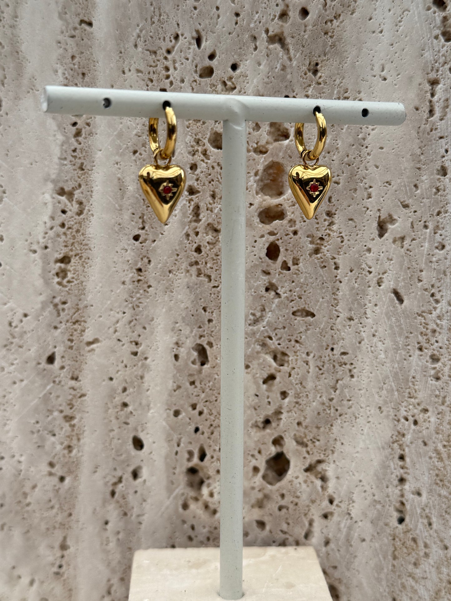 Birthstone oorbellen - Januari