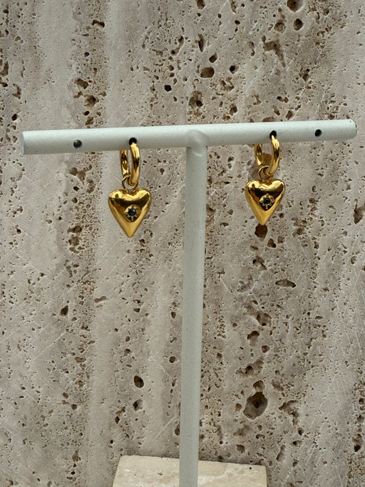 Birthstone oorbellen - Mei
