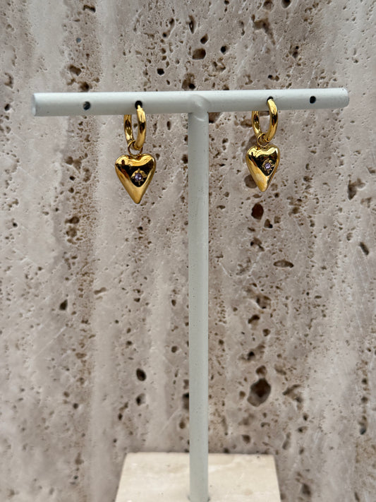 Birthstone oorbellen - Juni