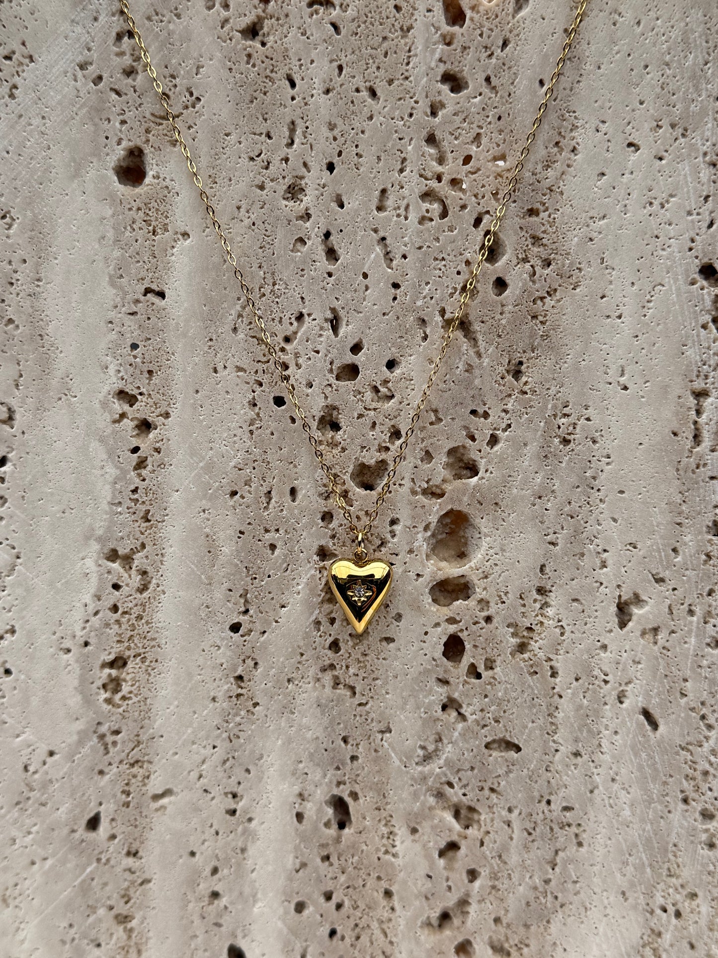 Birthstone ketting - April