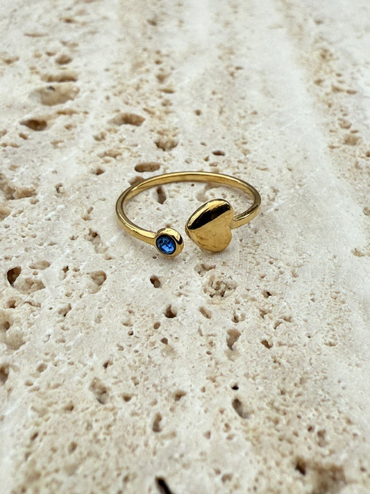 Birthstone ring - Maart