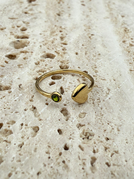 Birthstone ring - Augustus