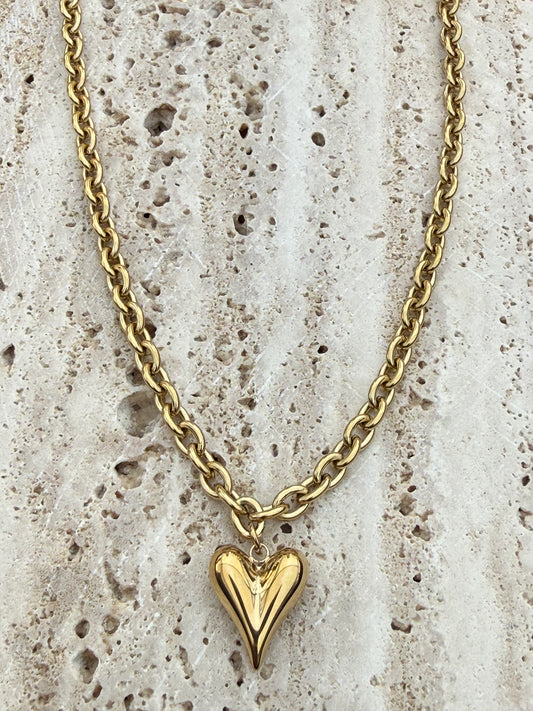 Schakelketting met groot hart